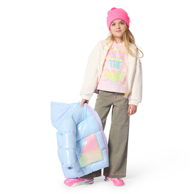 Hooded down jacket BILLIEBLUSH GIRL