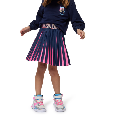 Pleated two-tone skirt BILLIEBLUSH GIRL