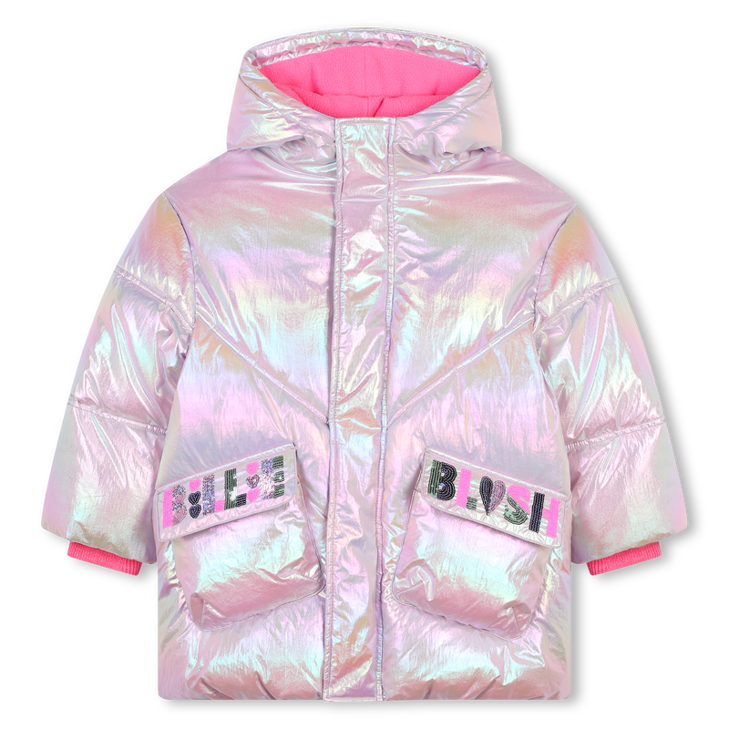 Zip-up hooded puffer jacket BILLIEBLUSH 
                        GIRL