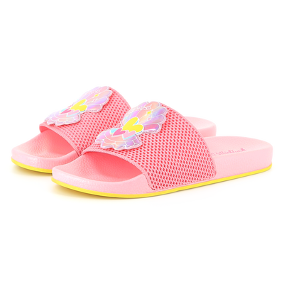 Dual-fabric sliders BILLIEBLUSH GIRL
