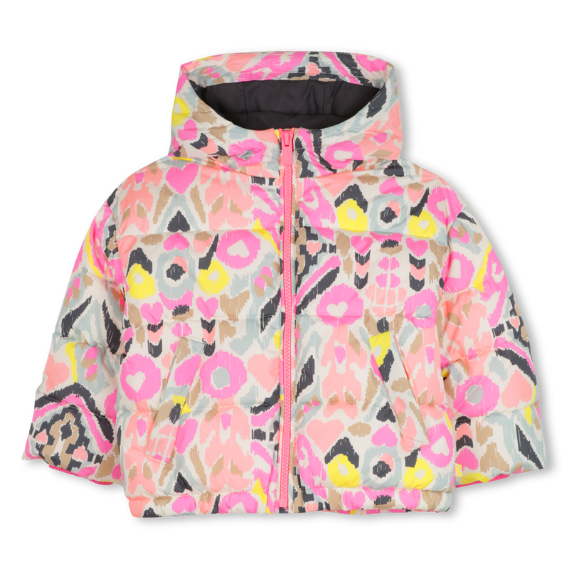 ikat printed down jacket BILLIEBLUSH 
                    GIRL