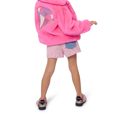 Fluffy fleece coat BILLIEBLUSH GIRL