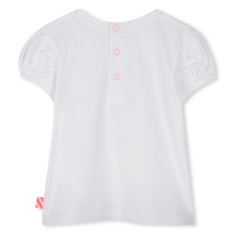 Short-sleeved cotton T-shirt BILLIEBLUSH 
                        GIRL