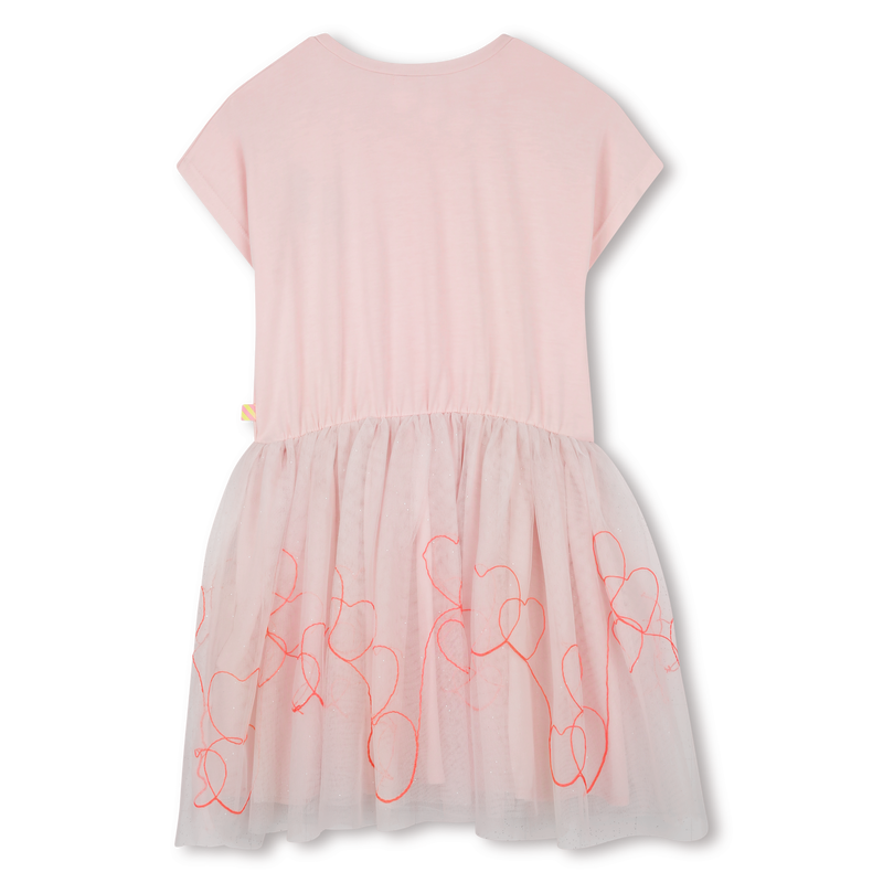 Bimaterial dress BILLIEBLUSH 
                        GIRL