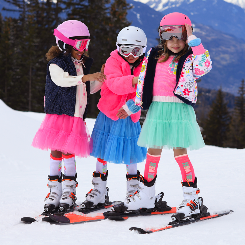 Metallic motif socks BILLIEBLUSH 
                        GIRL