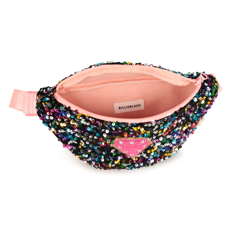 Velvet-based fanny pack BILLIEBLUSH 
                    GIRL