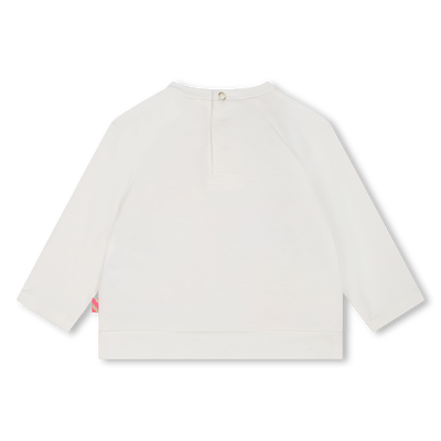 Cotton T-shirt with sequins BILLIEBLUSH GIRL