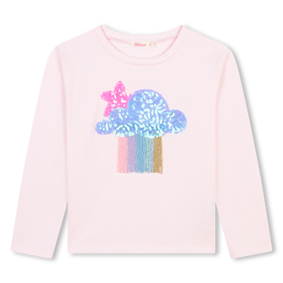 Long-sleeved cotton T-shirt BILLIEBLUSH GIRL