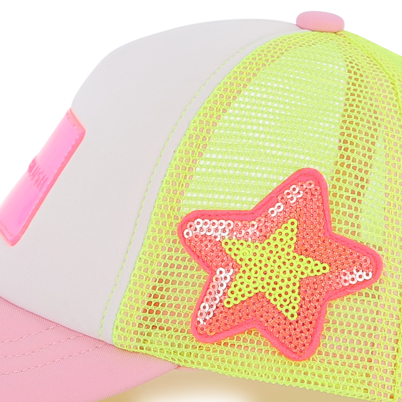 OPENWORK KNITTED CAP BILLIEBLUSH 
                        GIRL