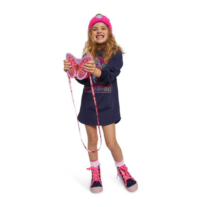 Rhinestone fleece dress BILLIEBLUSH 
                        GIRL