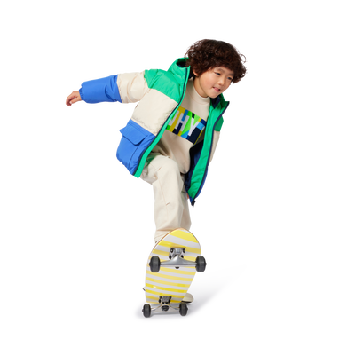 Hooded down jacket BILLIEBLUSH BOY