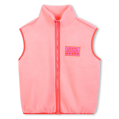 Fleece sleeveless jacket BILLIEBLUSH GIRL