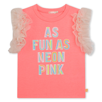 Tulle sleeved t-shirt BILLIEBLUSH GIRL