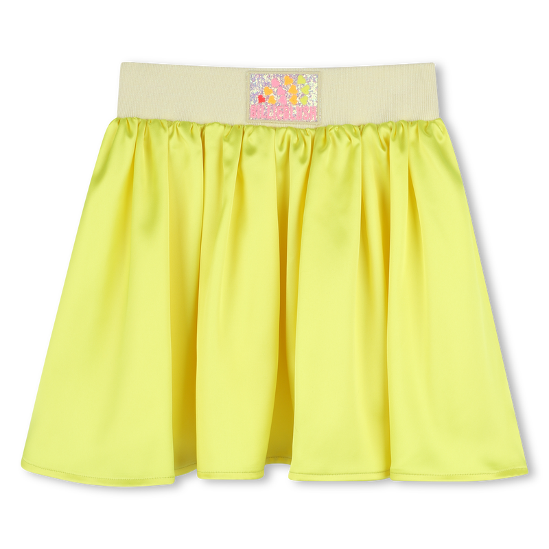 Satin skirt with badge BILLIEBLUSH 
                        GIRL