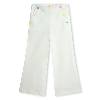 Wide-leg twill trousers BILLIEBLUSH GIRL