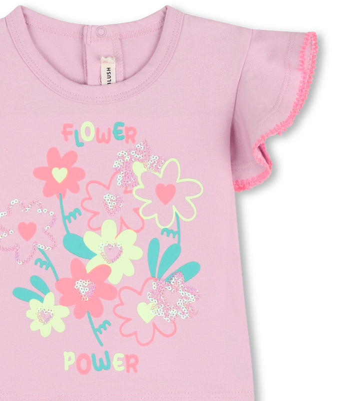 SHORT SLEEVE T-SHIRT BILLIEBLUSH 
                        GIRL