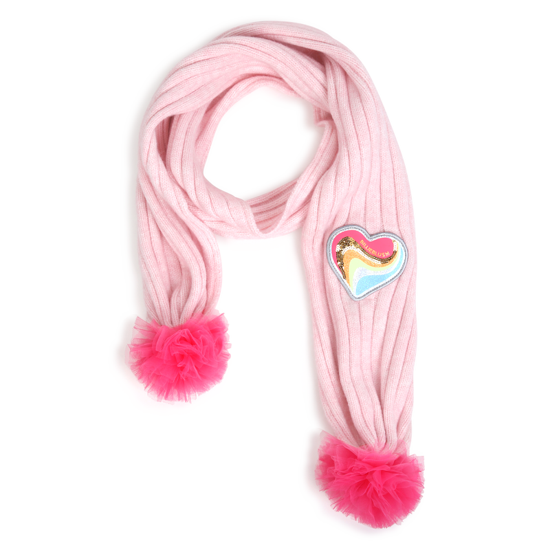 Pom pom scarf BILLIEBLUSH 
                        GIRL
