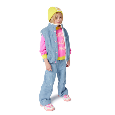 Sleeveless down jacket BILLIEBLUSH GIRL