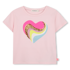 Short sleeve t-shirt, PINK, hi-res