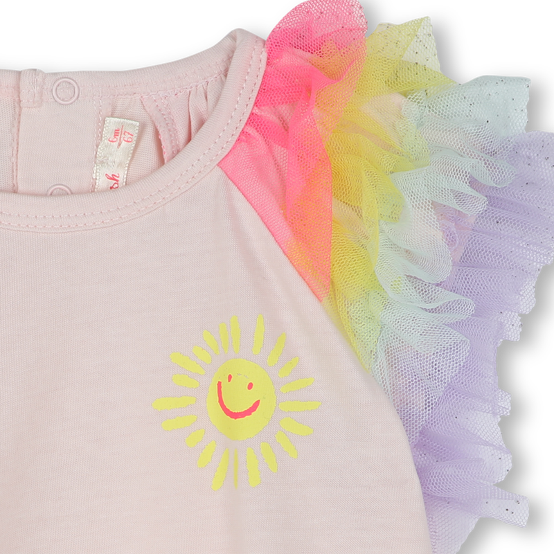 Short-sleeved cotton T-shirt BILLIEBLUSH 
                        GIRL