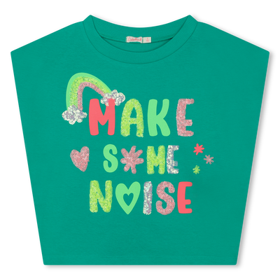 Sequin slogan t-shirt BILLIEBLUSH GIRL