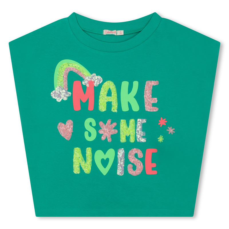 Sequin slogan t-shirt BILLIEBLUSH 
                        GIRL