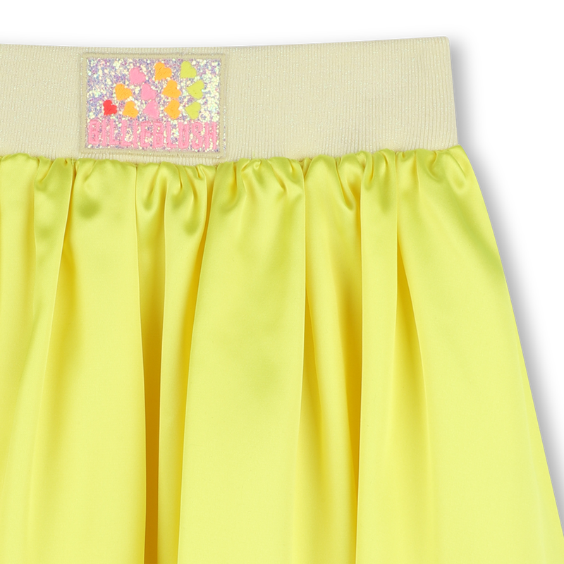 Satin skirt with badge BILLIEBLUSH 
                        GIRL