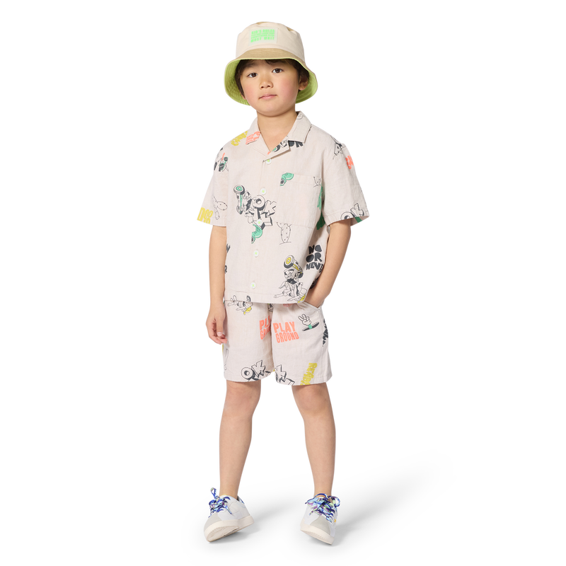 BUCKET HAT WITH BADGE BILLIEBLUSH 
                    BOY