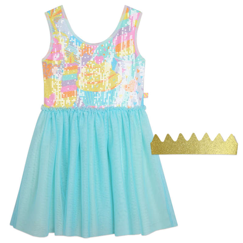Accessorized birthday dress BILLIEBLUSH 
                        GIRL