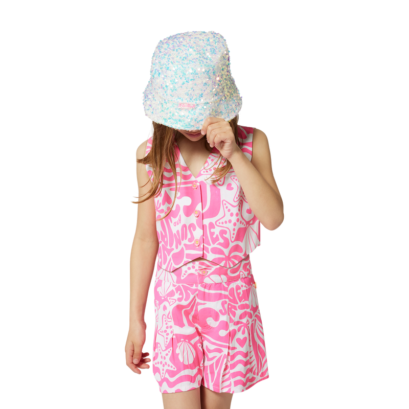 Patterned viscose shorts BILLIEBLUSH 
                        GIRL