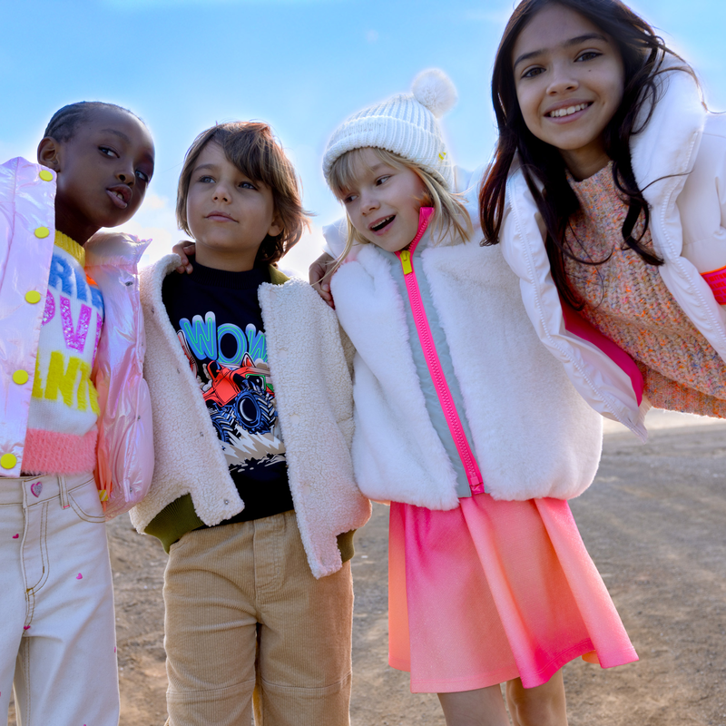 Multicoloured knit sweater BILLIEBLUSH 
                        GIRL