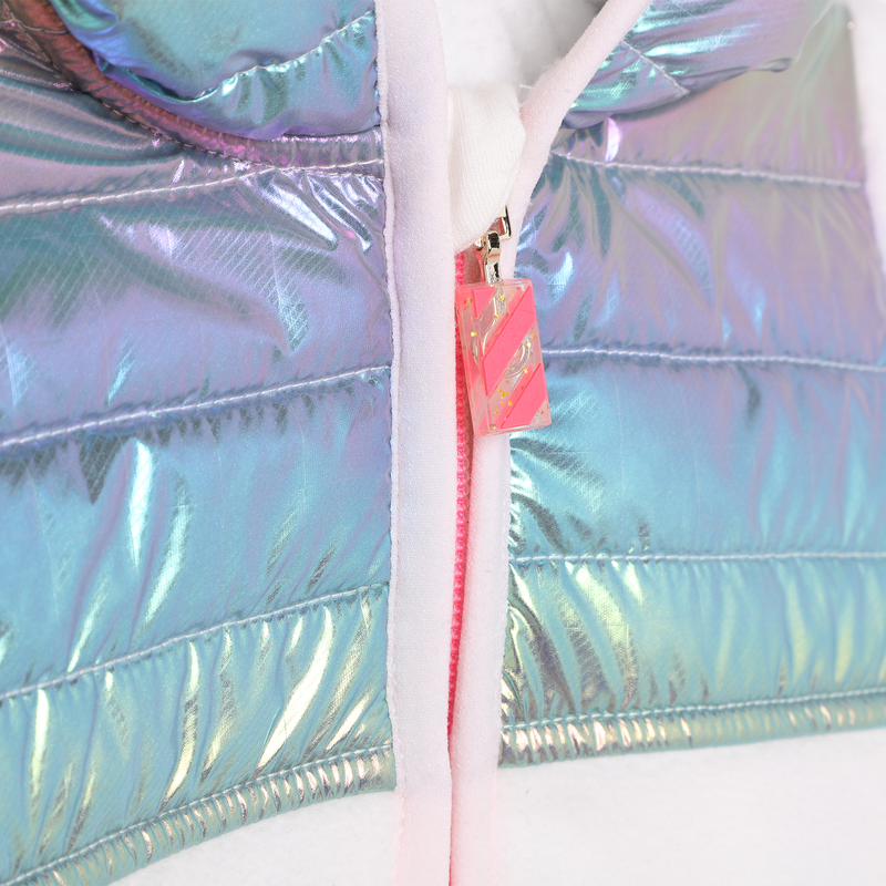 Iridescent quilting hoodie BILLIEBLUSH 
                        GIRL